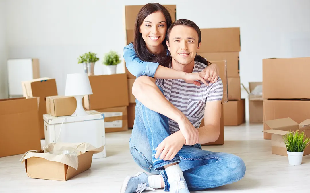 USDA loan man and woman in their home